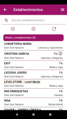 Sant Sa el comerç amb retorn android App screenshot 0